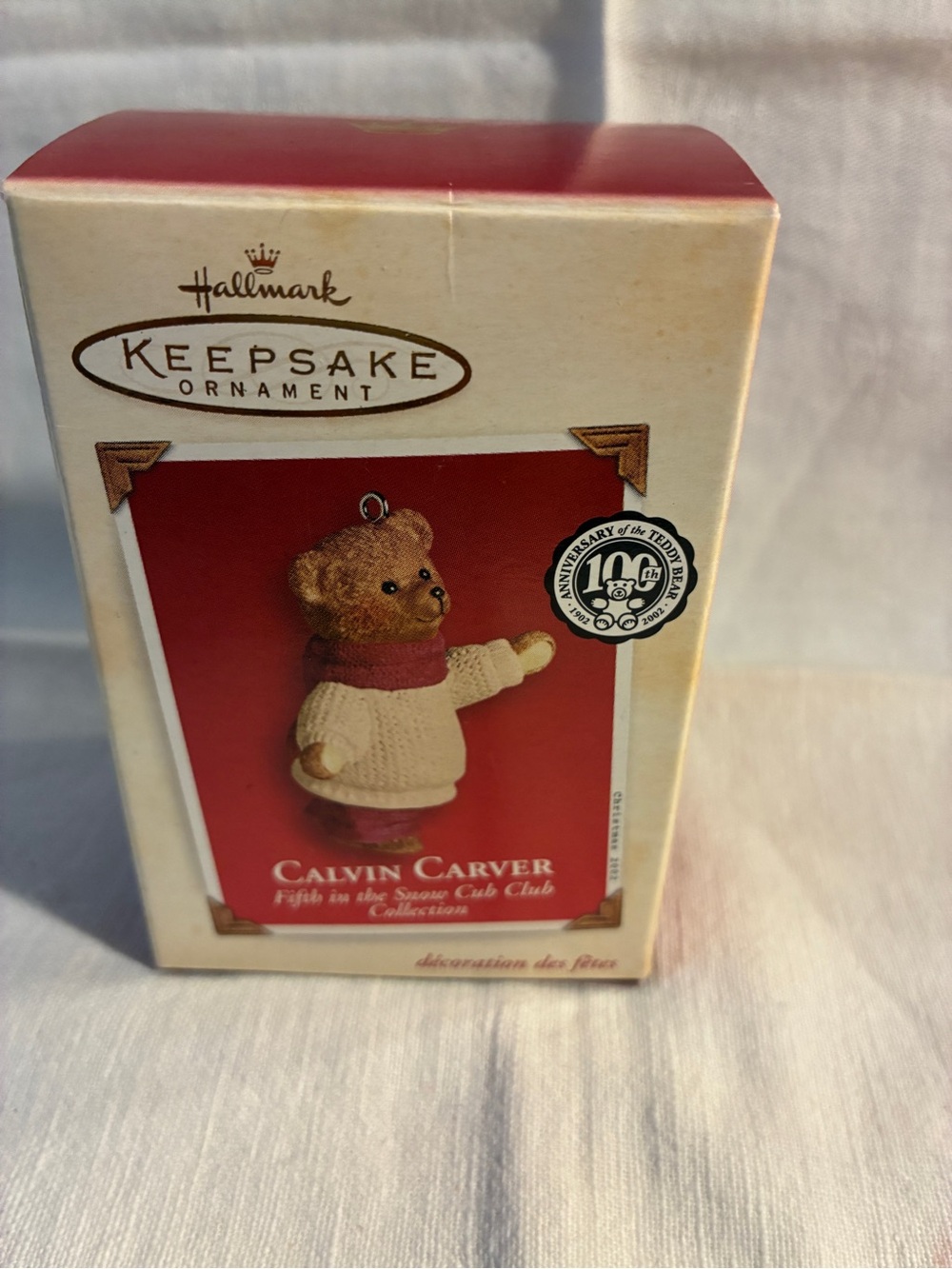 Hallmark Keepsake Ornament Calvin Carver Snow Club 5th in series Ed Seale 2002